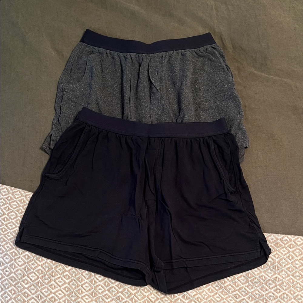 Jambys Men’s Black and Gray Shorts Bundle - Medium